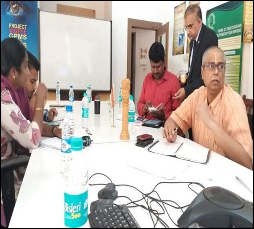 ICST team in discussion